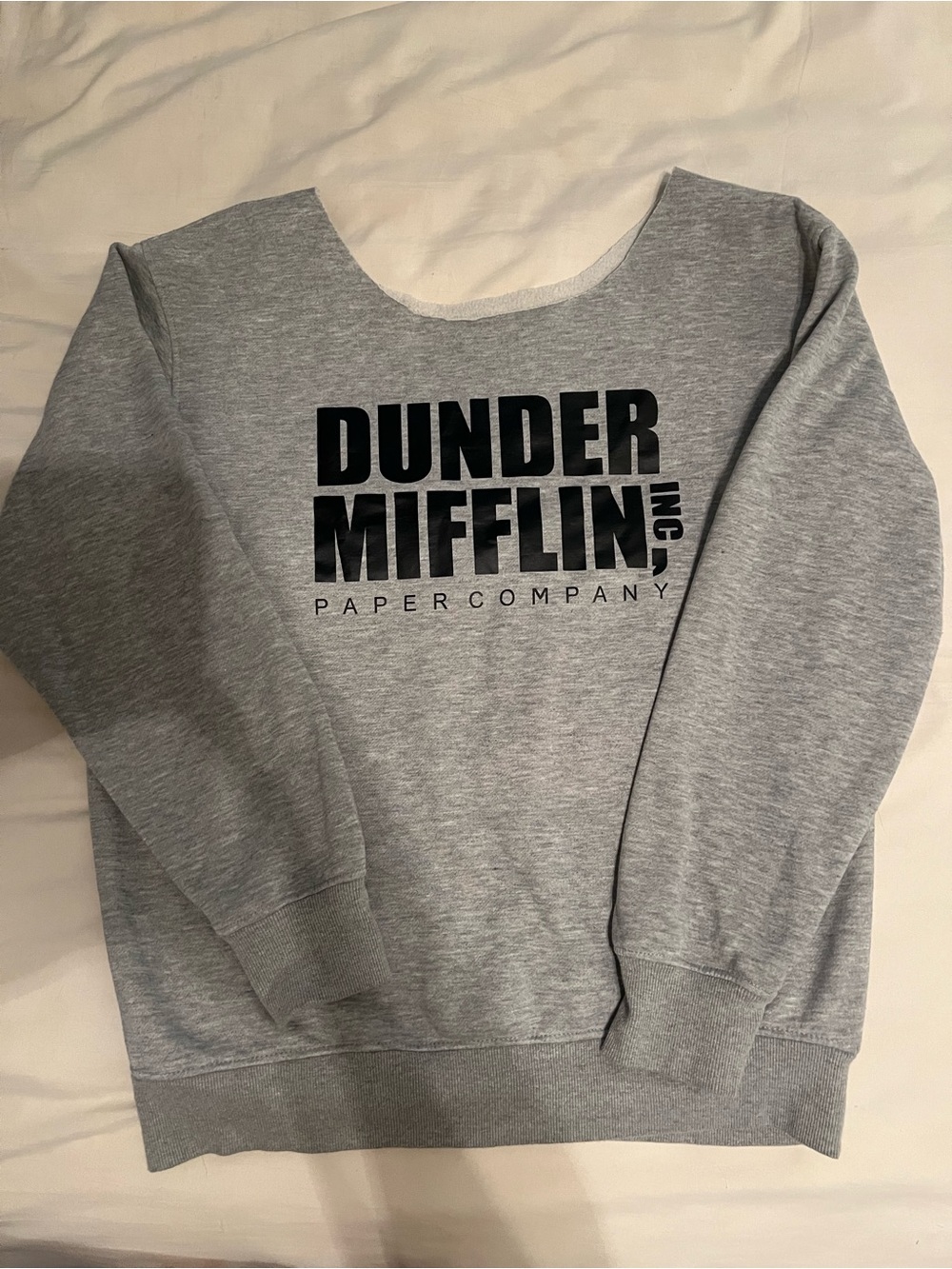 Dunder Mifflin Gray Logo Sweatshirt